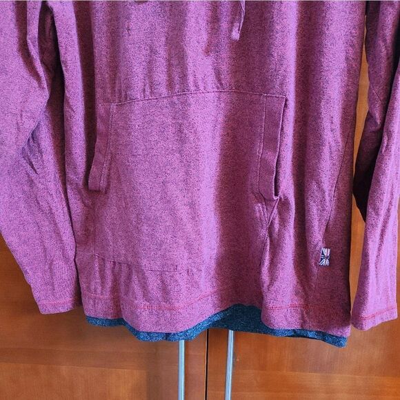 Lion's Crest men's pouch pocket hood long-sleeve shirt - Picture 3 of 16